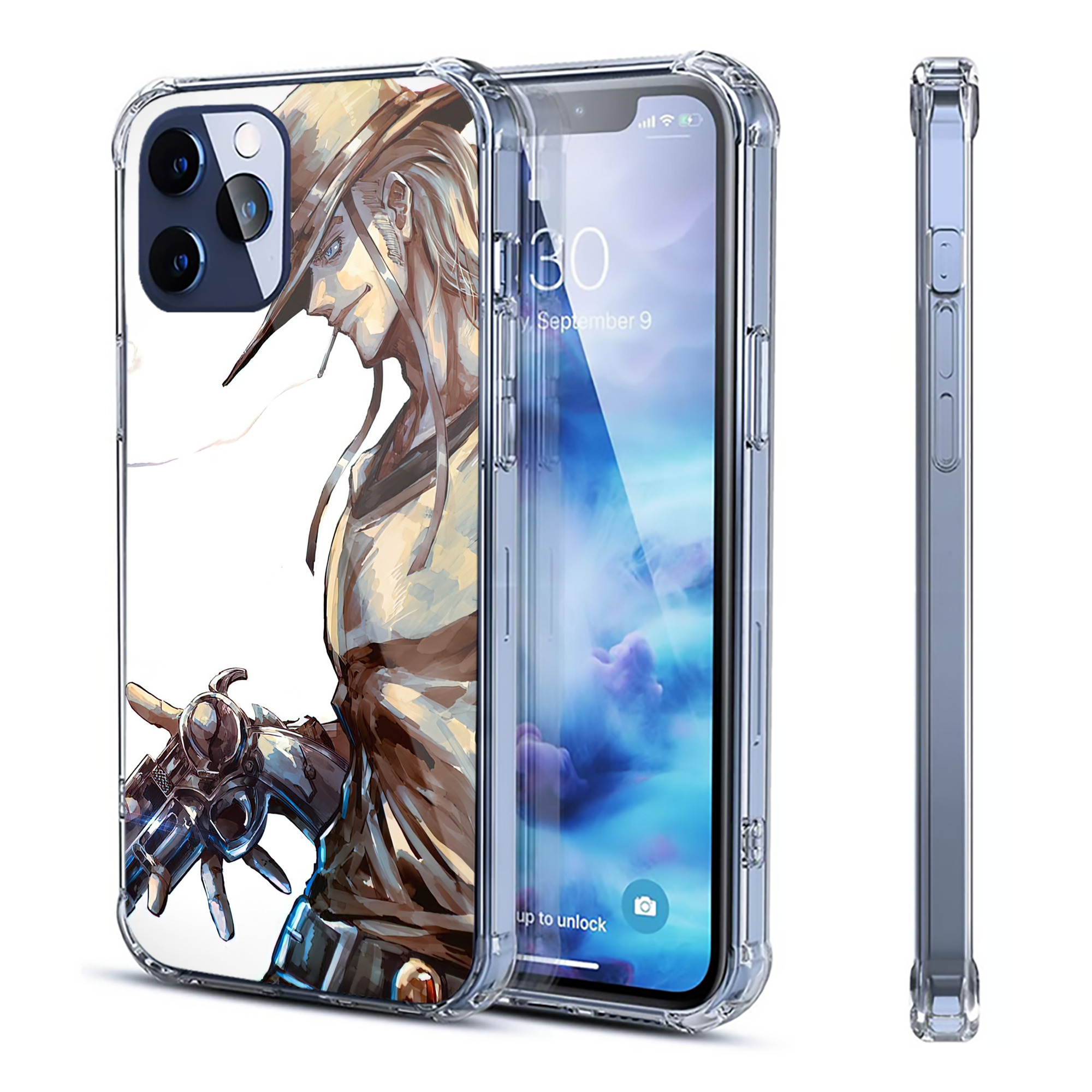（画像用） ジョジョの奇妙な冒険 JoJo's Bizarre Adventure 【iPhone 12シリーズ対応】透明スマホケース（クリアソフトケース）